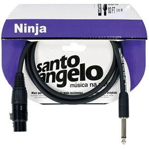 Cabo de Microfone Ninja Canon F/P10 0,91 Hg3Ft - Desbalanceado