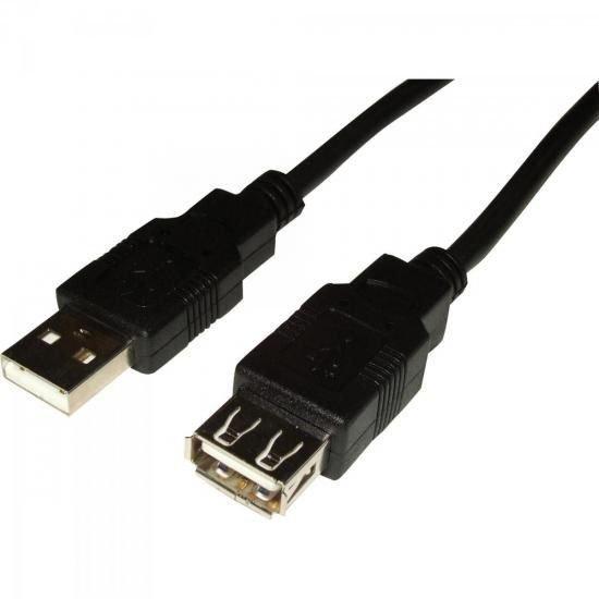 Cabo Extensor USB 2.0 a Macho X USB 2.0 a Femea 10M CBUS0005 Preto STORM