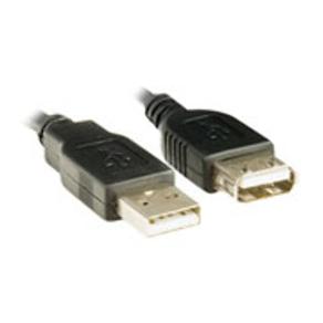 Cabo Extensor USB a Macho / a Femea 3 Metros - Preto PCYES
