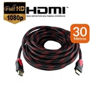 Cabo HDMI 1.4 Preto com Filtro Especial - 30 Metros