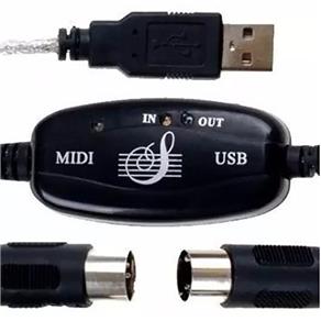 Cabo MIDI-USB Suporte Adaptador de Teclado para PC