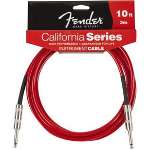 Cabo para Instrumentos Fender 3m California Series - Vermelho
