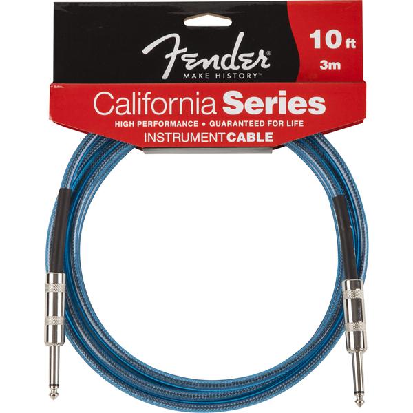 Cabo para Instrumentos 3m California Series Azul - Fender - Fender