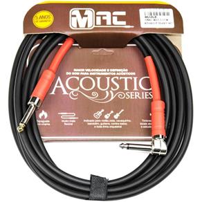 Cabo para Instrumentos Mac Cabos Acoustic Series 3.05m Plug P10 L