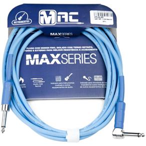 Cabo para Instrumentos Mac Cabos Max Series 3.05m Azul P10 L