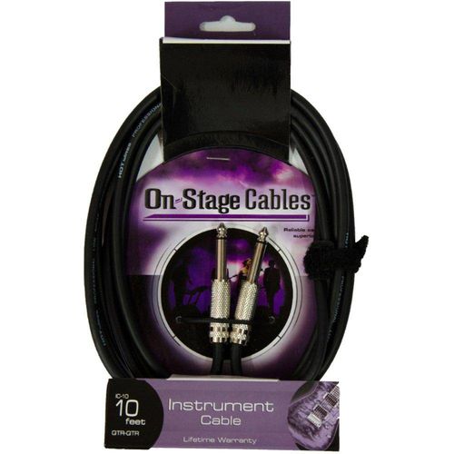 Cabo para Instrumentos On Stage Cables Ic10 3,05m