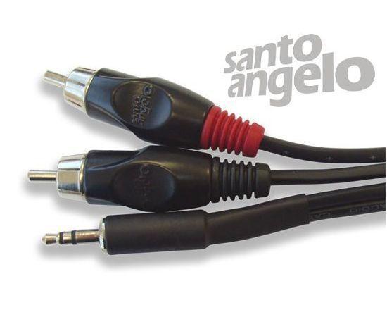 Cabo Santo Angelo Ac7 2,0m Audio P2 Estéreo X 2 Rca - Santo Ângelo
