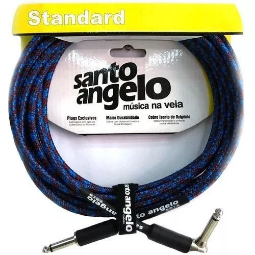 Cabo Santo Angelo Standard Angel 3m Plug L P Guitarra Violão