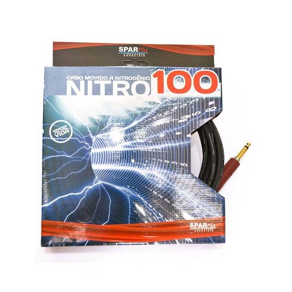 Cabo Sparflex Nitro 100 Guitarra Plug Noiseless 5 Metros 538141010F