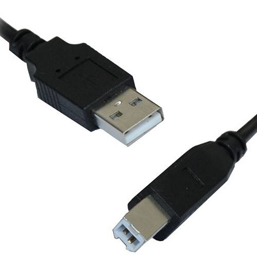 Cabo USB A/B 2.0 1,80m - Cia do Software
