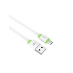 Cabo USB x Micro USB 1.0M - Branco/Verde - CB-100WH - C3Tech