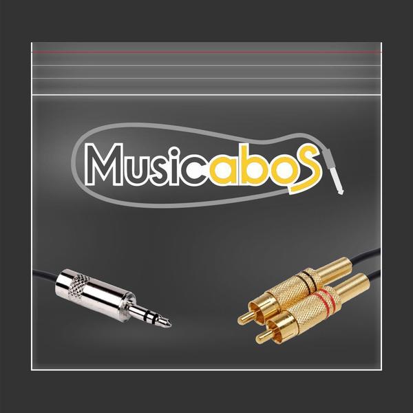 Cabo Y Musicabos 1.5m Serie Audio Plus Solution Phillips 2x0,50 P2 2rca Maps1.5p2-2rca