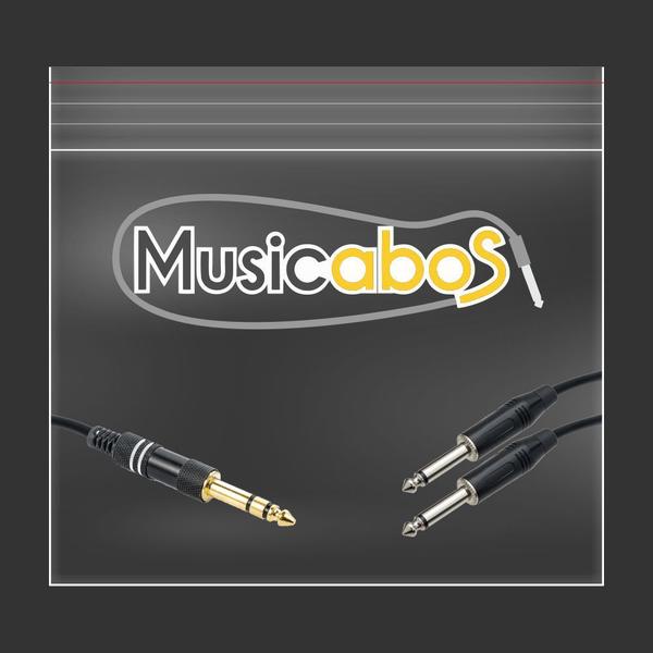 Cabo Y Musicabos 1.5m Serie Audio Plus Solution Phillips 2x0,50 P10 2p10 Maps1.5p10-2p10