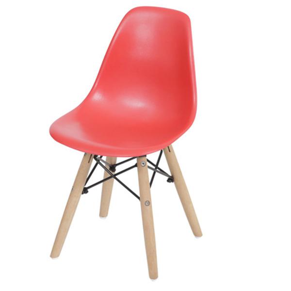 Cadeira Eames Eiffel Infantil Vermelha Decoradeira