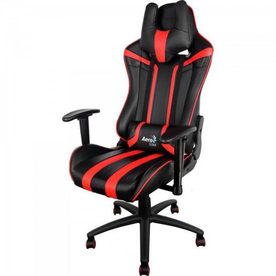 Cadeira Gamer Profissional AC120C EN59657 PRETA/VERMELHA Aerocool