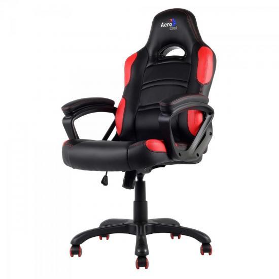 Cadeira Gamer Profissional AC80C EN55048 PRETA/VERMELHA Aerocool
