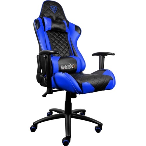 Cadeira Gamer Profissional Tgc12 Preta/Azul Thunderx3.