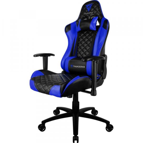 Cadeira Gamer Profissional TGC12 Preta e Azul Thunderx3