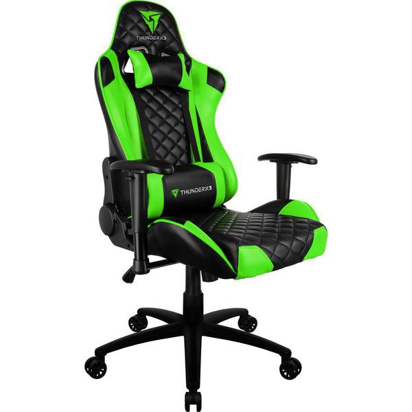 Cadeira Gamer Profissional - TGC12 - THUNDERX3 (Preta/Verde)