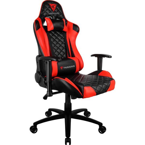 Cadeira Gamer Profissional - TGC12 - THUNDERX3 (Preta/Vermelha)