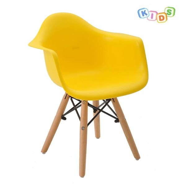 Cadeira Infantil Eiffel Eames DAW Amarela - Rivatti