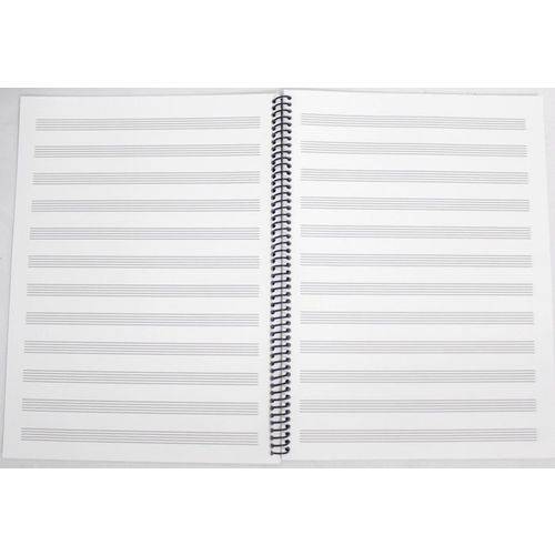 Caderno de Musica Grande 96 Páginas Universitário com Pauta / Pentagrama (48 Folhas)