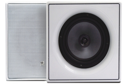 Caixa Acústica de Embutir Quadrada de 6 Polegadas em Kevlar 2 Vias K6-100-XT 100w AMCP