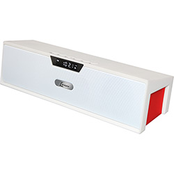 Caixa Acústica Portátil Lenoxx com Rádio FM MP3 Bluetooth 5W Branco