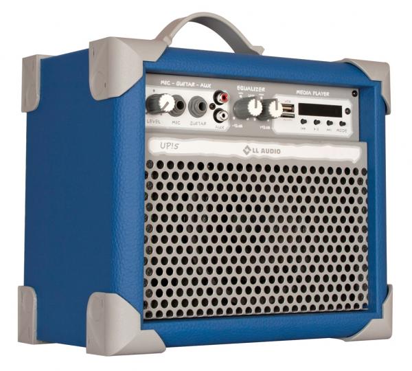 Caixa Amplificada 35w Multiuso Azul Up 5 Ll Audio