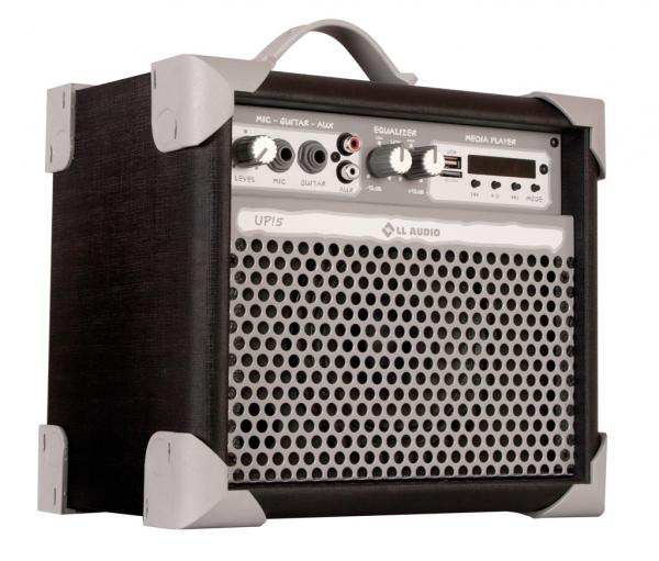 Caixa Amplificada 35w Multiuso Preta Up 5 Ll Audio