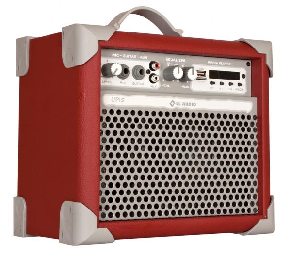 Caixa Amplificada 35w Multiuso Vermelha Up 5 Ll Audio