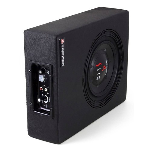 Caixa Amplificada Slim Fit Premier Audio com 1 Subwoofer 8 Bomber Slim - 200 Watts Rms