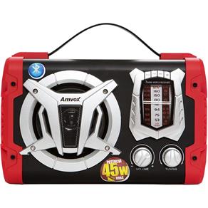 Caixa Amplificadora Amvox ACA 90 Bluetooth, USB, Micro SD, Auxliar, Rádio FM 45W RMS
