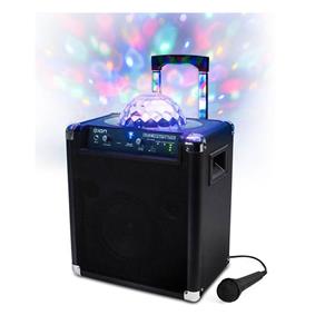 Caixa Amplificadora Portátil Sem Fio 50 W com Luzes de Led para Festas