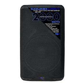 Caixa Ativa Bi-Amplificada 12" 800W Rms com Bluetooth HDP-12 DSP - Soundcast