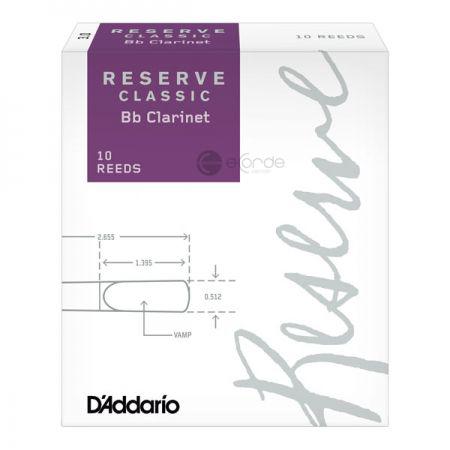 Caixa de Palhetas para Clarinete - DADDARIO Reserve Classic - 2.0 - Daddario And Daddario All Brands