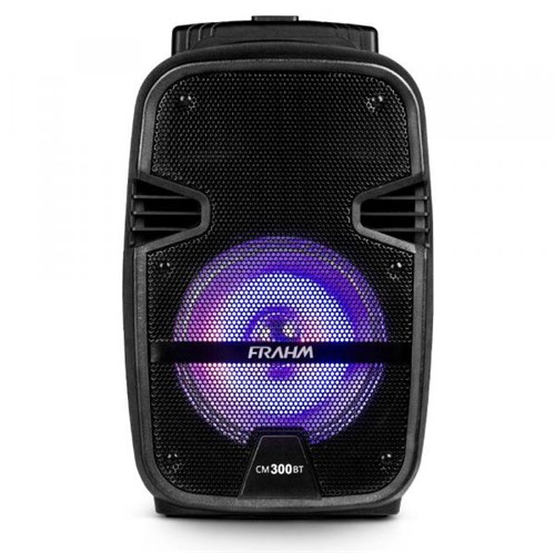 Caixa de Som Amplificada Frahm CM300 BT USB FM 300w Portátil