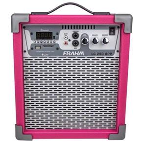 Caixa de Som Amplificada Frahm Lc250 App Rosa Bluetooth - Bivolt