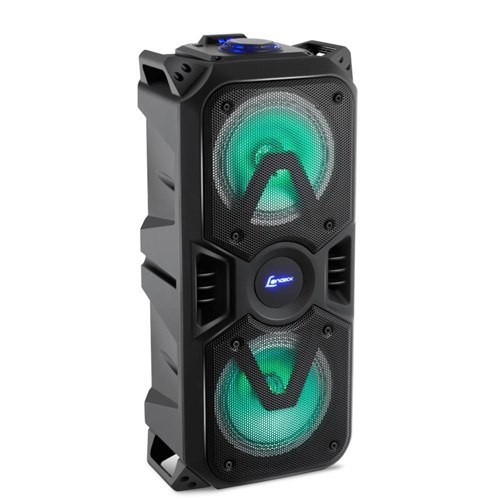 Caixa de Som Amplificada Lenoxx Ca400 Portátil Usb 200W com Bluetooth e Led Lights - Bivolt