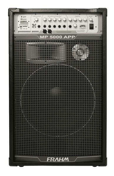 Caixa de Som Amplificada MP5000 APP Bluetooth 500W RMS 31210 Bivolt - Frahm