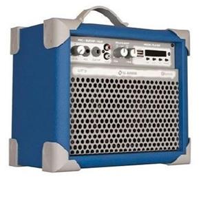 Caixa de Som Amplificada Multiuso UP!5 FM/USB/BLUETOOTH - Azul