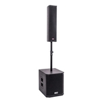 Caixa De Som Ativa Torre Sub Boxx Co-02 Usb Preto Com Bluetooth