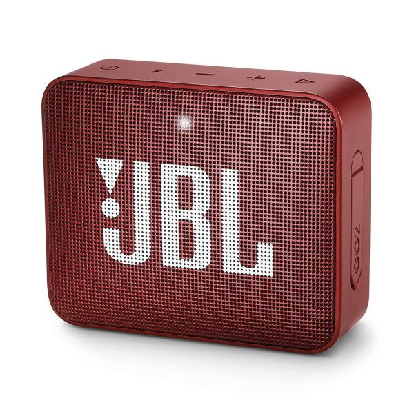 Caixa de Som Bluetooth Go 2 Red JBL e à Prova DÁgua.