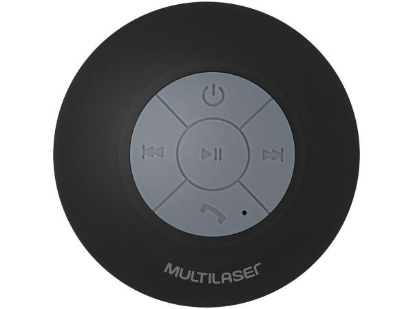 Caixa de Som Bluetooth Portátil Multilaser - Shower Speaker 8W
