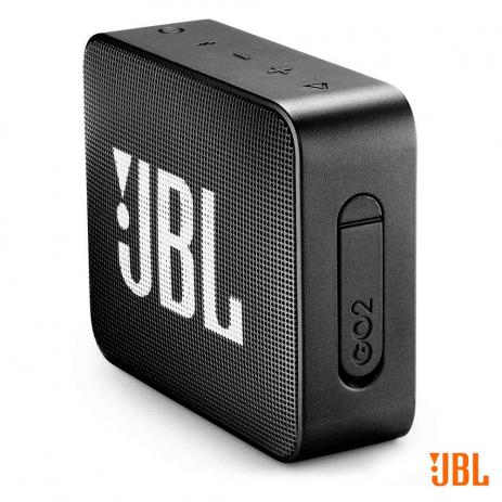 Caixa de Som Bluetooth Portátil Preto GO 2 JBL Preto