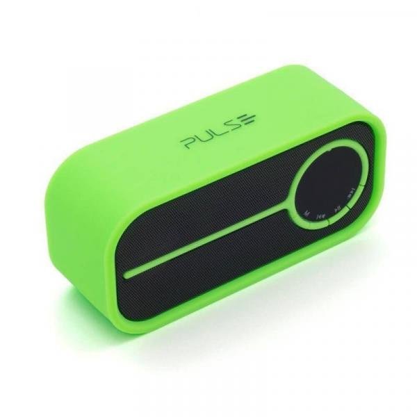 Caixa de Som Bluetooth Pulse Color Series Verde SP208 - Multilaser