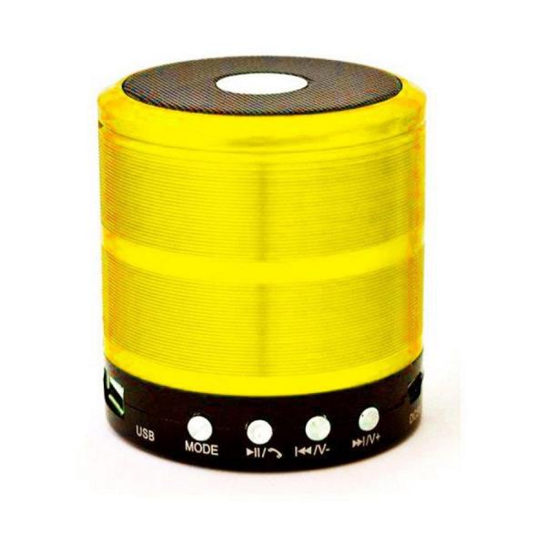 Caixa de Som Bluetooth Recarregável Mini Portátil Amarelo - Bluetooth Speaker