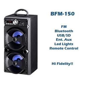 Caixa de Som C/ Bateria e Bluetooth Bootes Bfm-150