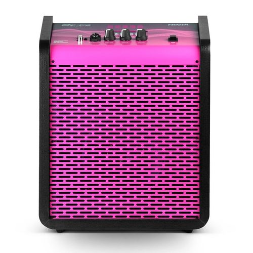 Caixa de Som Frahm Chroma Battery App Pink - Usb - Bluetooth - Controle Remoto - Recarregável