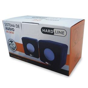 Caixa de Som Hardline Gt-Sp29 6W Rms Conector P2 Alimentacao Usb Preto